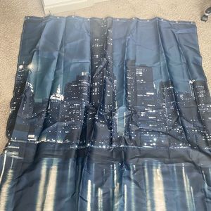 City shower curtain